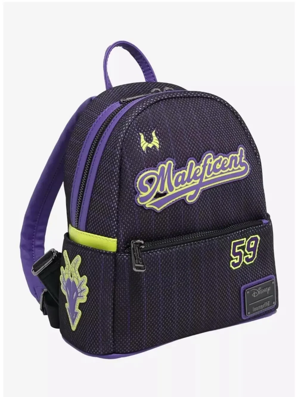 Loungefly LE Disney Maleficent Jersey Mini Backpack